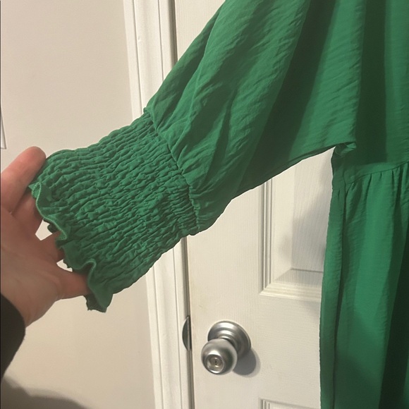 Green Mini Dress - Picture 2 of 4